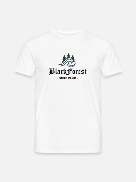 black_forest_surf - Männer T-Shirt - Weiß