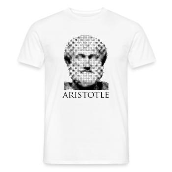 Aristoteles-Porträt - Männer T-Shirt - Weiß - Vorne - AI Model Male 178 dark (178cm)