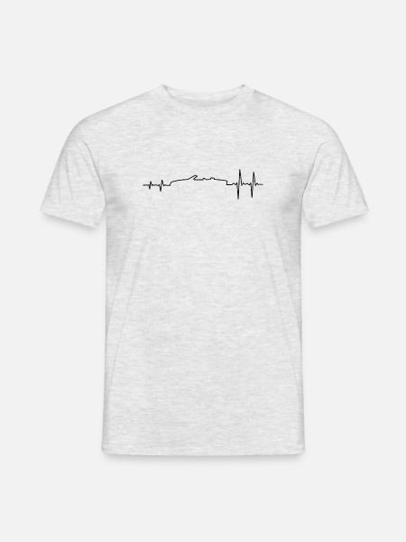 Sportwagen E36 Heckantrieb Puls Cabrio - Männer T-Shirt - Grau meliert