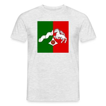 Nordrhein-Westfalen Maske - Männer T-Shirt - Grau meliert - Vorne - AI Model Male 178 dark (178cm)
