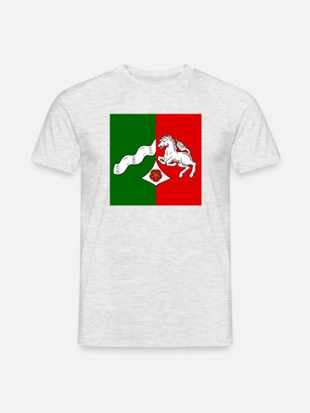 Nordrhein-Westfalen Maske - Männer T-Shirt - Grau meliert