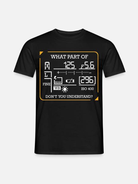 photographer - Men's T-Shirt - black