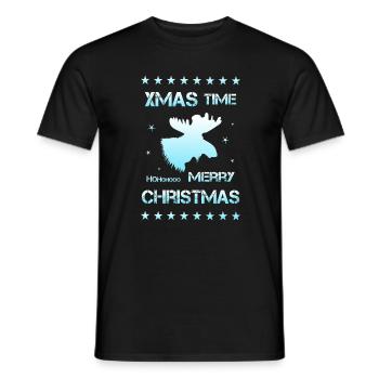 Xmas Christmas - Männer T-Shirt - Schwarz - Vorne - AI Model Male 178 light (178cm)