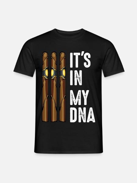 Zigarre - Männer T-Shirt - Schwarz