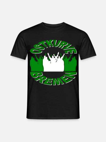 Ostkurve Bremen - Männer T-Shirt - Schwarz
