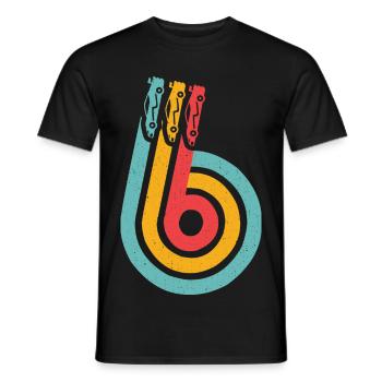 6. Geburtstag Rennwagen 6 Jahre alt Rennauto - Männer T-Shirt - Schwarz - Vorne - AI Model Male 178 light (178cm)