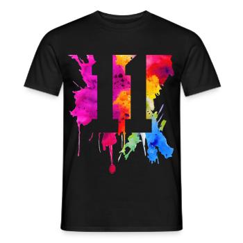 11 ANS 11E ANNIVERSAIRE - T-shirt homme - noir - Devant - AI Model Male 178 light (178cm)