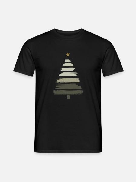 Christmas Tree - Men's T-Shirt - black