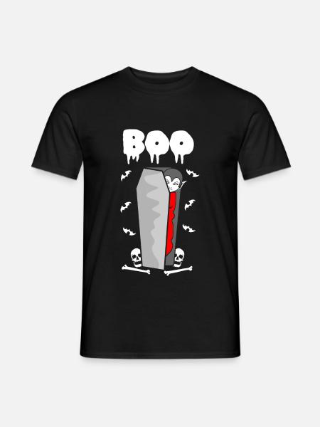 Vampir Sarg Vampire Halloween Outfit - Männer T-Shirt - Schwarz