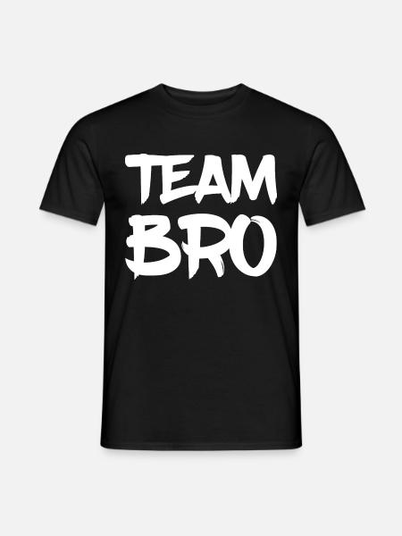 Team Bro - Männer T-Shirt - Schwarz