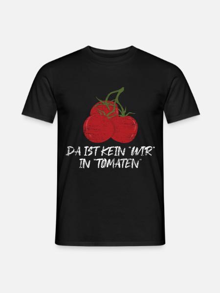 Sonnengereifte Kirschtomate Hochbeet - Männer T-Shirt - Schwarz