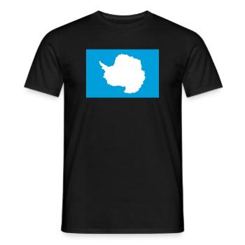 Antarktis - Männer T-Shirt - Schwarz - Vorne - AI Model Male 178 light (178cm)