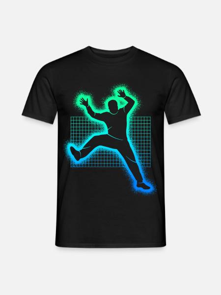 Handballspieler Handballer Jungen Handball Torwart - Männer T-Shirt - Schwarz
