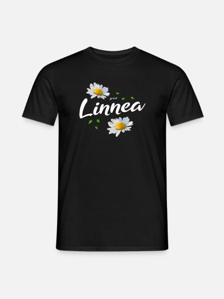 Linnea - Männer T-Shirt - Schwarz