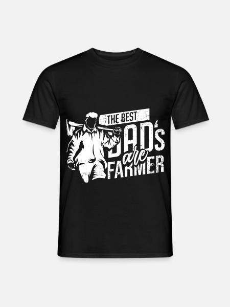 Herzlicher Landwirt Erntearbeit - Männer T-Shirt - Schwarz