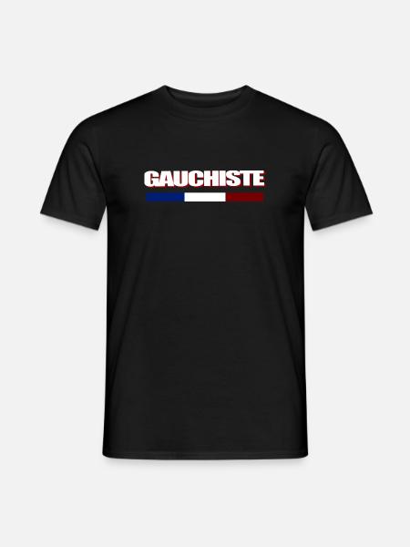Gauchiste - T-shirt homme - noir