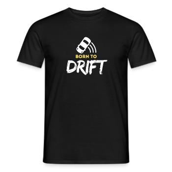 Geboren, um sich treiben zu lassen - Männer T-Shirt - Schwarz - Vorne - AI Model Male 178 light (178cm)
