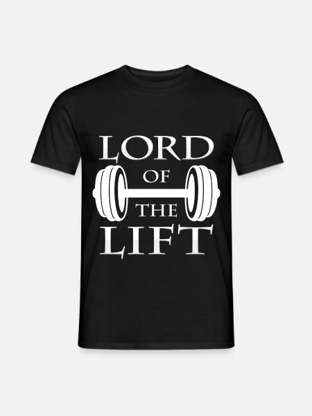 dumbbell - Men's T-Shirt - black