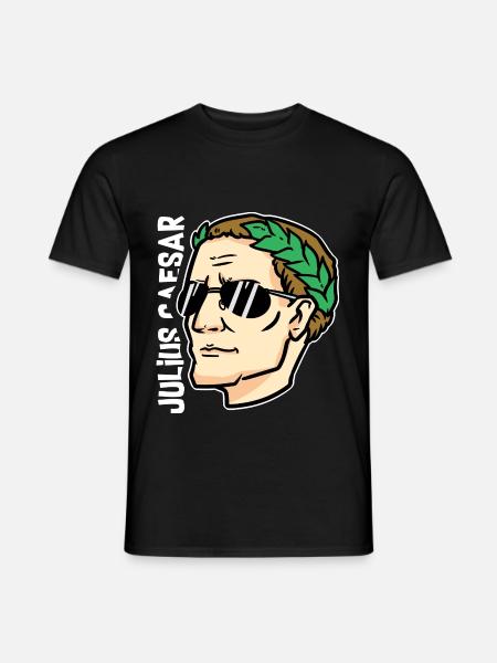Wagemutiger Cäsar Triumphator - Männer T-Shirt - Schwarz