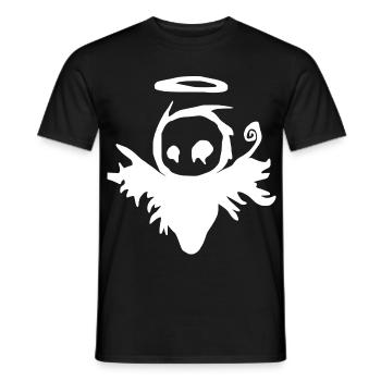 Dunkler Engel - Männer T-Shirt - Schwarz - Vorne - AI Model Male 178 light (178cm)