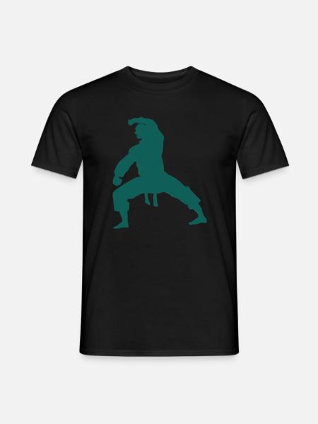 kaempfer - Männer T-Shirt - Schwarz