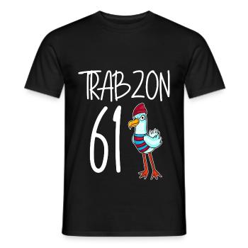 Trabzon 61 Turkey city - Men's T-Shirt - black - Front - AI Model Male 178 light (178cm)