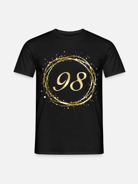 98 - Männer T-Shirt - Schwarz