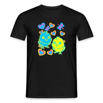 Küken Ostern Kind Kinder - Männer T-Shirt - Schwarz - Vorne - AI Model Male 178 light (178cm)