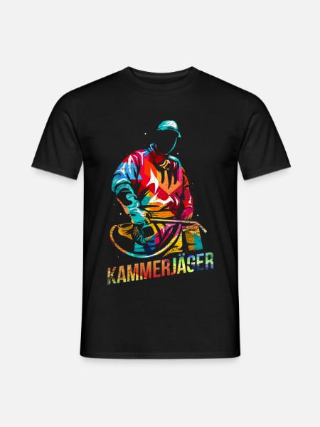 Zäher Kammerjäger Schädlingsbekämpfung - Männer T-Shirt - Schwarz