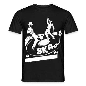 Funkensprühende Ska Bläsersektion - Männer T-Shirt - Schwarz - Vorne - AI Model Male 178 light (178cm)
