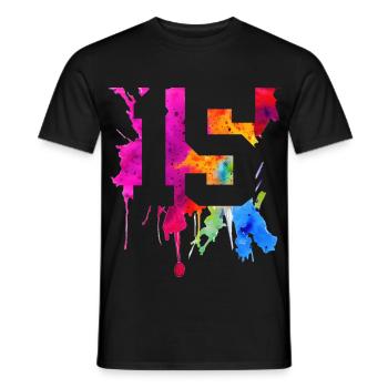 15 YEARS 15TH BIRTHDAY - Men's T-Shirt - black - Front - AI Model Male 178 light (178cm)