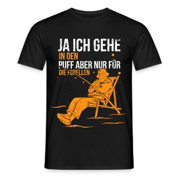 Angeln Lustiger Angler Spruch Forellen Fischen - Männer T-Shirt - Schwarz - Vorne - AI Model Male 178 light (178cm)