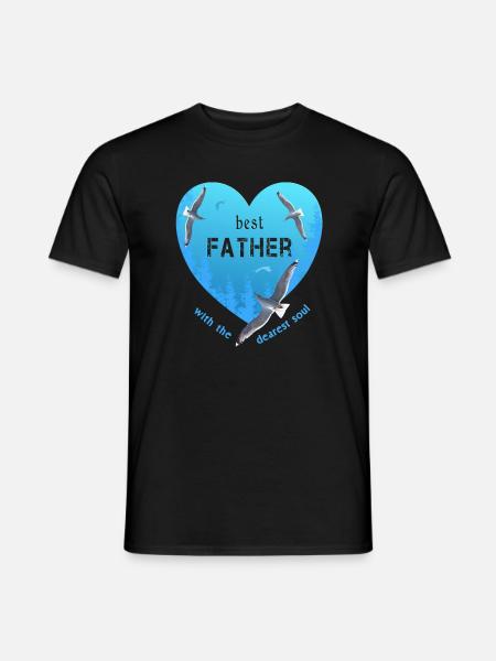 best father - Männer T-Shirt - Schwarz