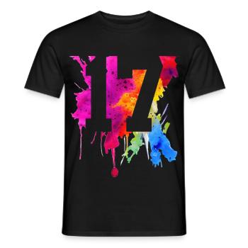 17 JAHRE 17. GEBURTSTAG - Männer T-Shirt - Schwarz - Vorne - AI Model Male 178 light (178cm)