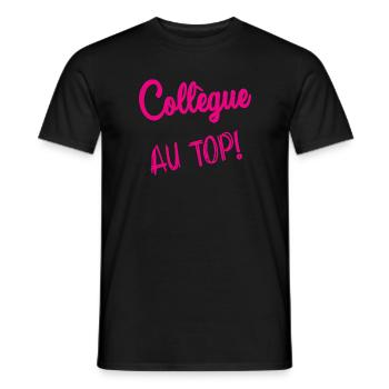 RETIREMENT. RETIREMENT. RETIRED. RETIREMENT - Men's T-Shirt - black - Front - AI Model Male 178 light (178cm)