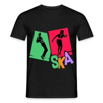 Überschwänglicher Ska Tanzabend - Männer T-Shirt - Schwarz - Vorne - AI Model Male 178 light (178cm)