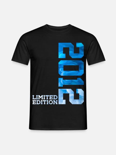 14. GEBURTSTAG LIMITED EDITION 2012 - Männer T-Shirt - Schwarz
