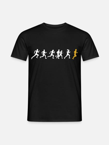 Marathonläufer Marathon Marathonsieger Läufer - Männer T-Shirt - Schwarz