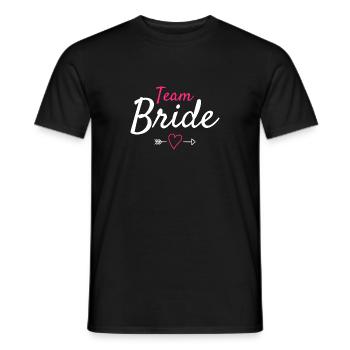 Team Braut - Männer T-Shirt - Schwarz - Vorne - AI Model Male 178 light (178cm)