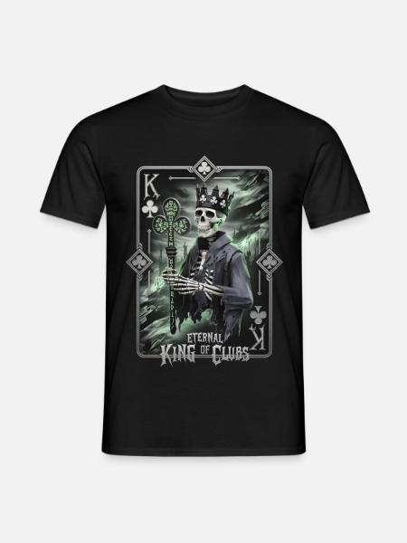 Eternal King of Clubs - Men's T-Shirt - black