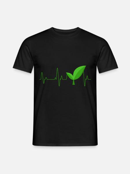 Vegan - Männer T-Shirt - Schwarz