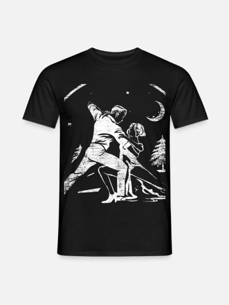 Ausdrucksstarker Tango Tanzschritt - Männer T-Shirt - Schwarz