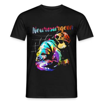 Flinke Neurochirurgin Gehirnoperation - Männer T-Shirt - Schwarz - Vorne - AI Model Male 178 light (178cm)