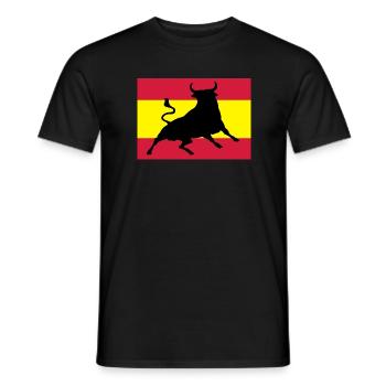 Viva España - Männer T-Shirt - Schwarz - Vorne - AI Model Male 178 light (178cm)