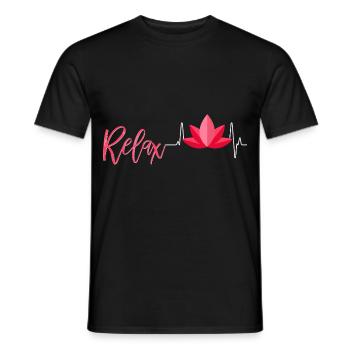 Massage - Männer T-Shirt - Schwarz - Vorne - AI Model Male 178 light (178cm)