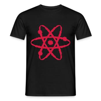 Scientific symbol - Men's T-Shirt - black - Front - AI Model Male 178 light (178cm)