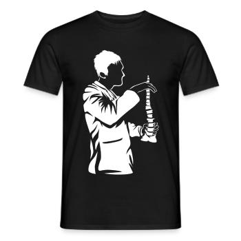 Präziser Knochenchirurg Orthopäde - Männer T-Shirt - Schwarz - Vorne - AI Model Male 178 light (178cm)