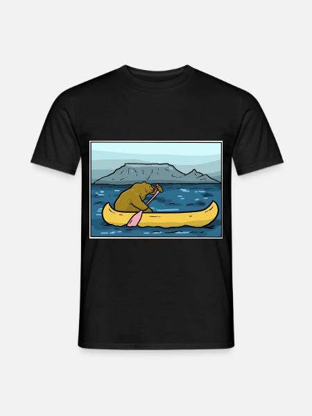 Imposanter Tafelberg Wanderroute - Männer T-Shirt - Schwarz