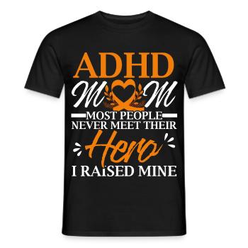 ADHD Mom ADHD Awareness Emrbace Neurodiversity - Männer T-Shirt - Schwarz - Vorne - AI Model Male 178 light (178cm)