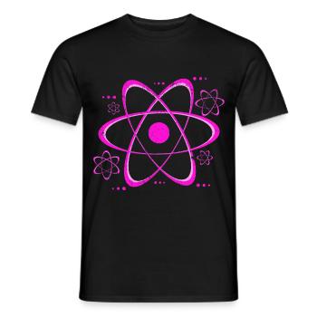physicist - Men's T-Shirt - black - Front - AI Model Male 178 light (178cm)